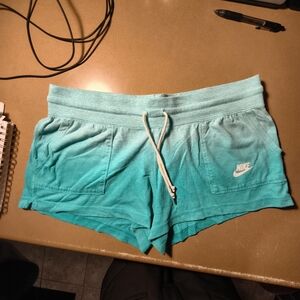 Nike Women's Ombre Teal Shorts